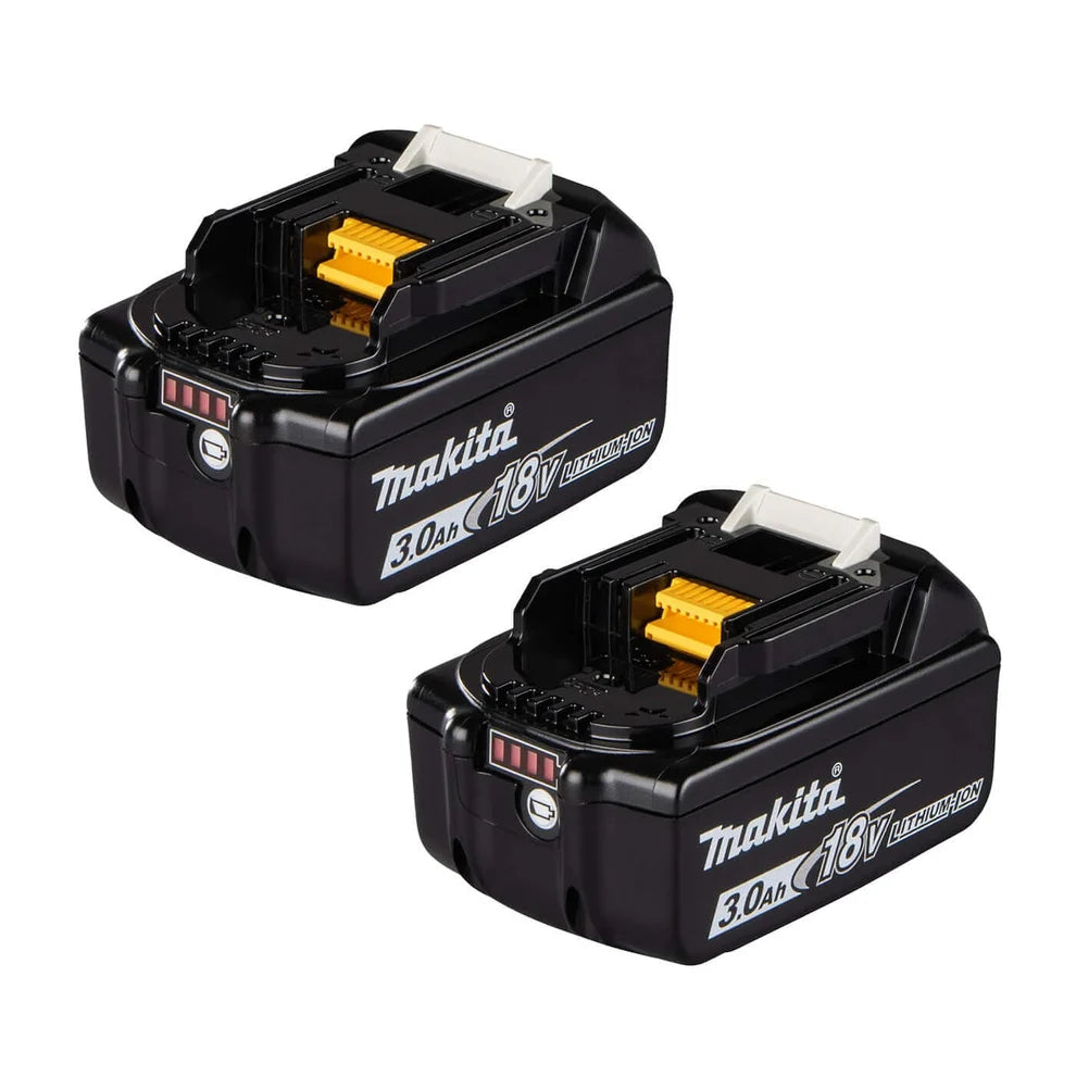 Makita 18V 3.0Ah LXT Lithium-Ion Battery Twin Pack BL1830B