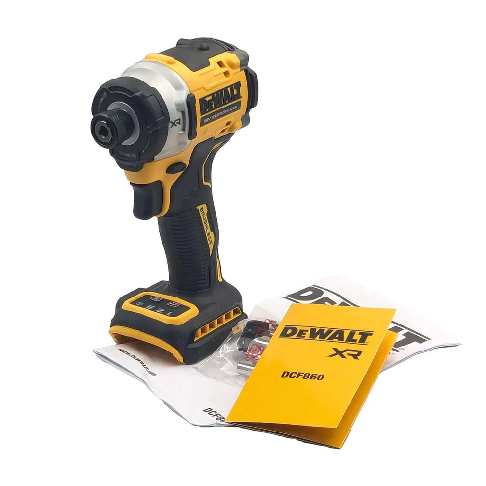 DeWalt 18V XR 3-Speed Impact Driver DCF860N-XJ skin only with manuals and accessories