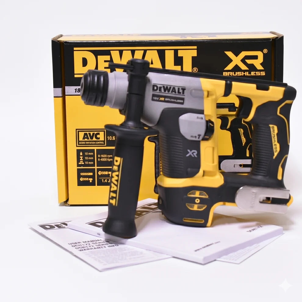 DeWalt 18V XR Brushless SDS Plus Rotary Hammer DCH172N-XJ with box and manuals