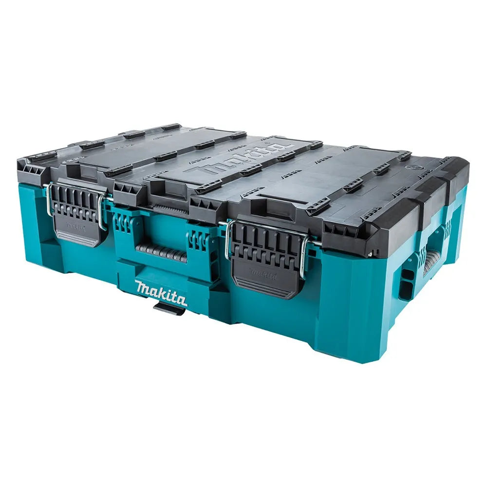 Makita MakTrak T-90015 large teal and black tool box with secure latches
