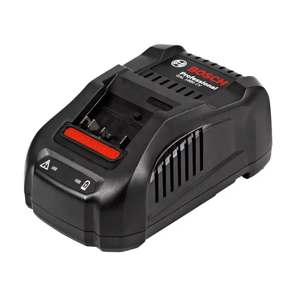 Bosch GAL 1880 CV Multi-Volt Fast Charger angled view