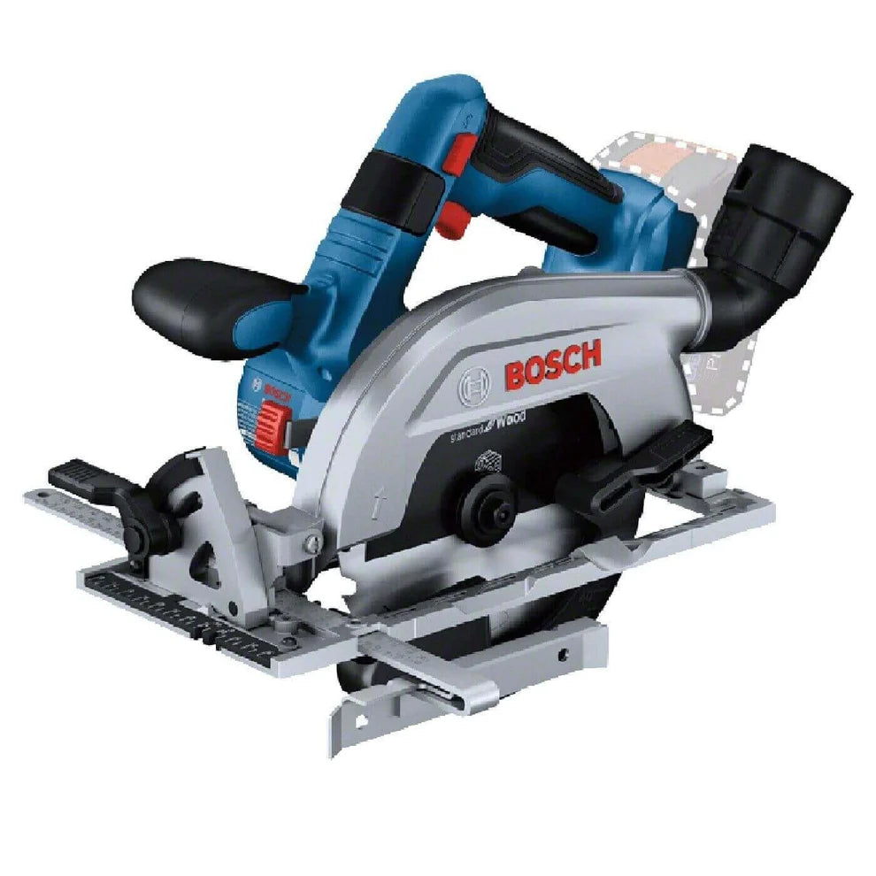 Bosch GKS 18V-57-2 cordless circular saw front angle view