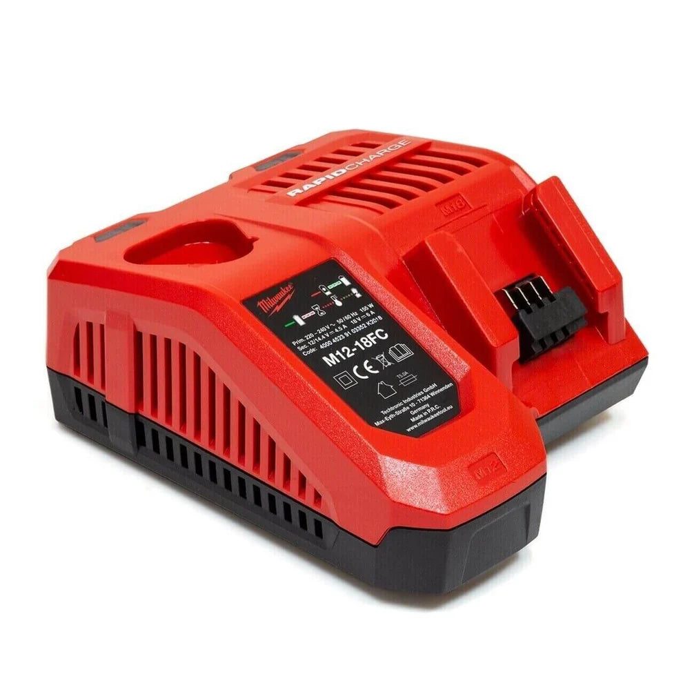 Milwaukee M12-18FC 12V/18V multi-voltage rapid charger